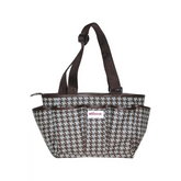 VIVACE Accessories Bag - Houndstooth PVC - 27 x 21 x 15cm 10 1/2" x 8 1/4" x 6"